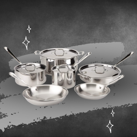 All-Clad D3 Stainless Cookware Set